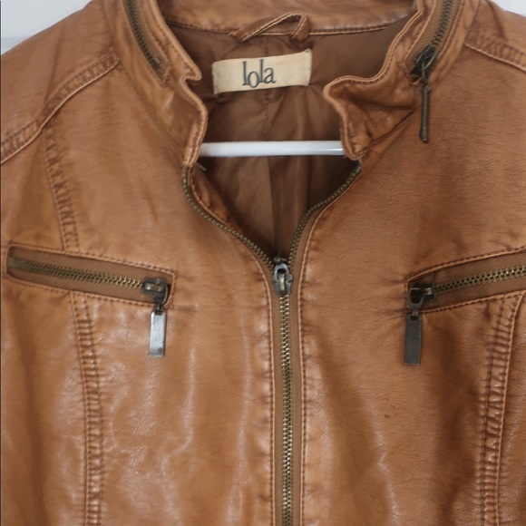 Faux leather jacket - Picture 2 of 4